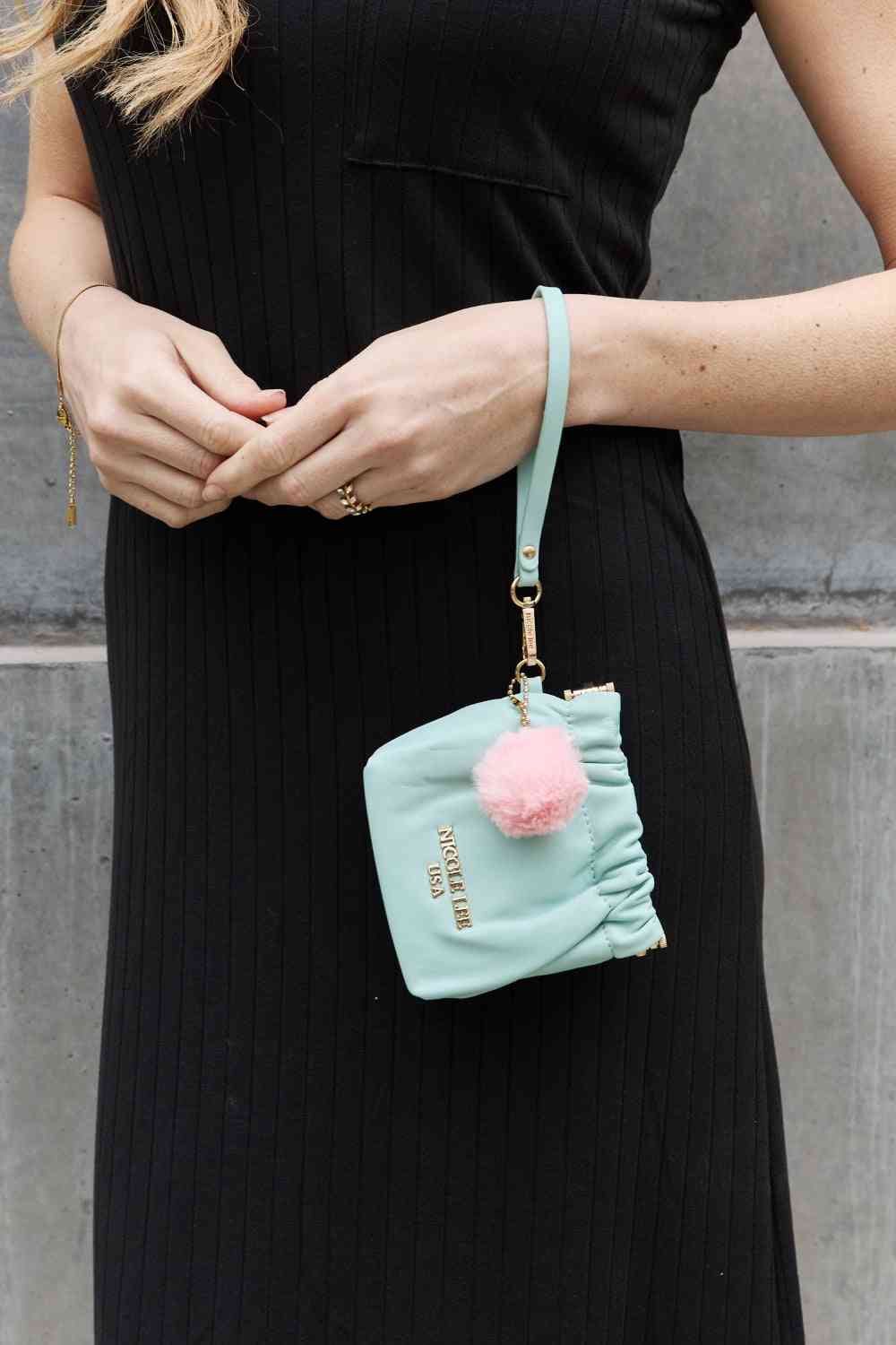 Spring Closure Pouch Wristlet