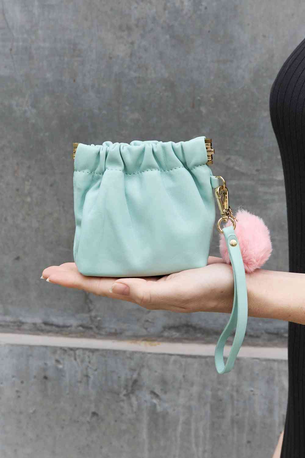 Spring Closure Pouch Wristlet