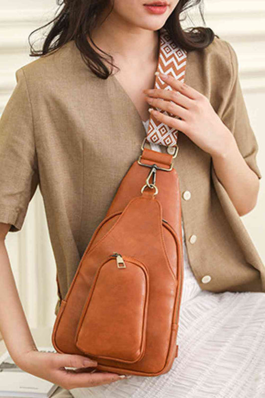 Take A Trip Leather Sling Bag